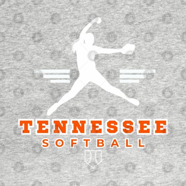 Tennessee Lady Vols Softball by College Town Apparel